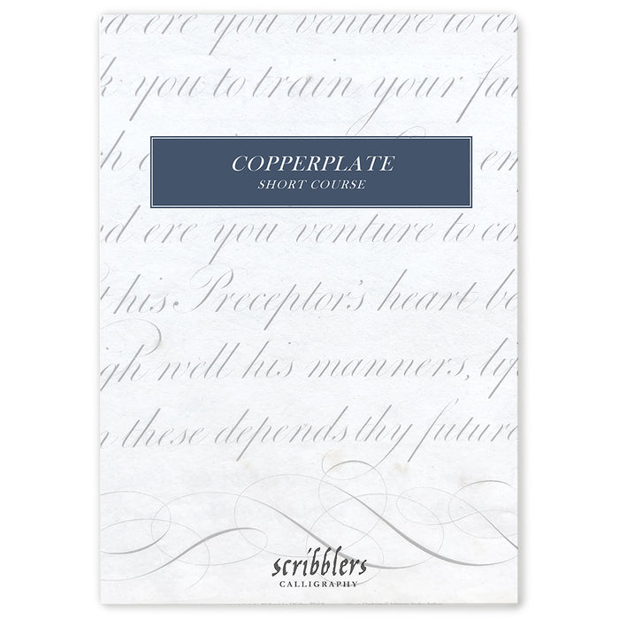Digital front cover for the Copperplate Short Course