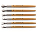 Set of 6 Dreaming Dogs Ruling Pens With Lighter Coloured Handles