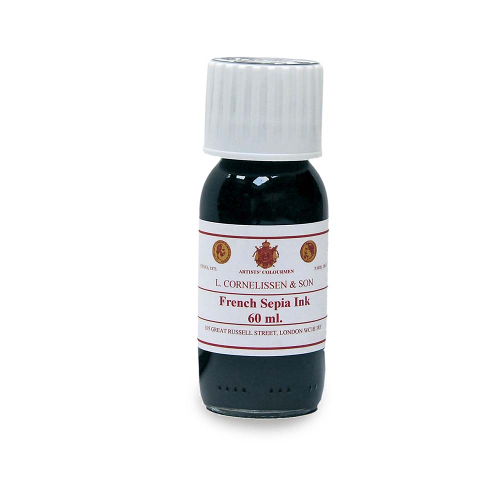 French Sepia Ink (60ml) | Scribblers Calligraphy Supplies
