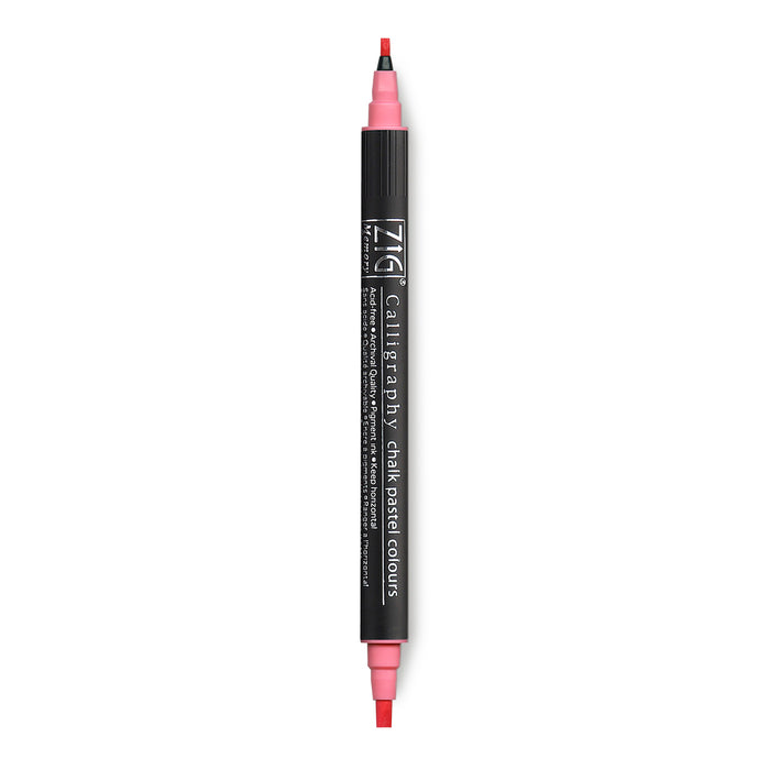 Pink Chalk Pastel Kuretake Zig Memory Calligraphy Pen 