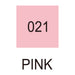 Colour chart for the Pink Chalk Pastel Kuretake Zig Memory Calligraphy Pen 