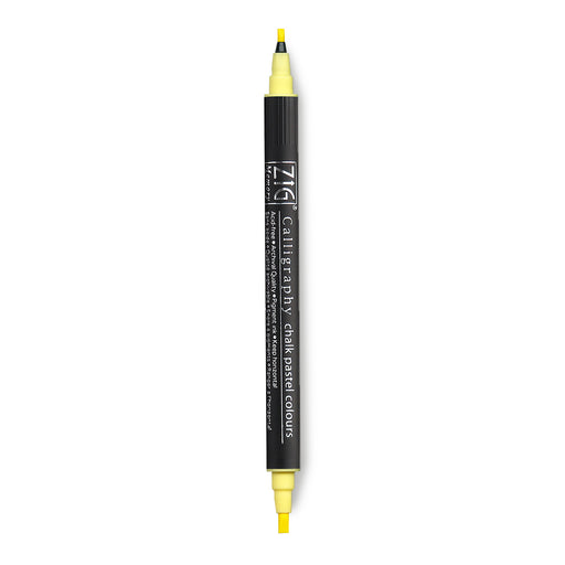 Yellow Chalk Pastel Kuretake Zig Memory Calligraphy Pen 