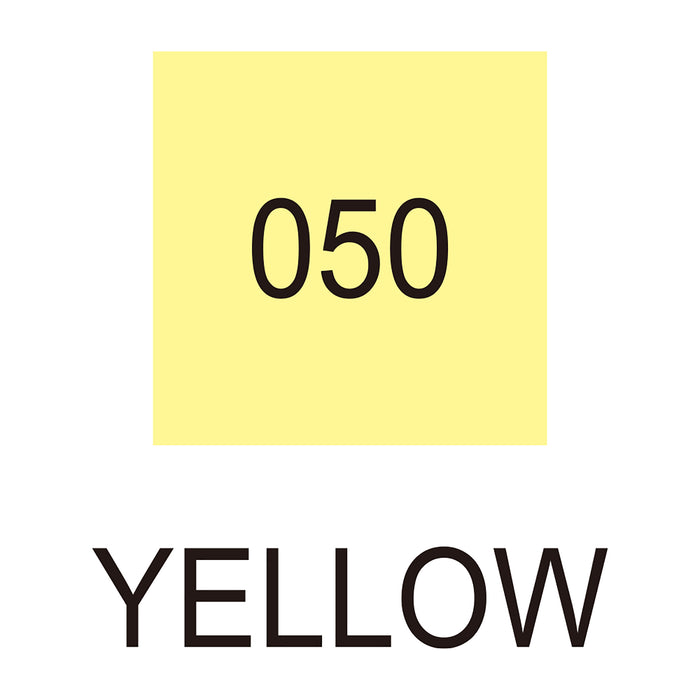 Colour Chart for Yellow Chalk Pastel Kuretake Zig Memory Calligraphy Pen 
