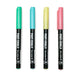 Set of 4 Colours (Green, Blue, Yellow, Pink) ZIG Kuretake Post-Chalk Pens