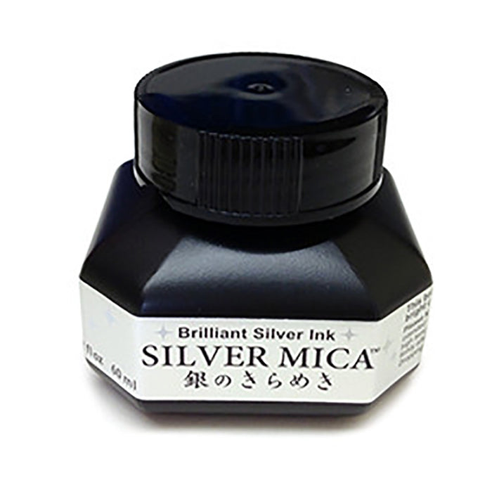 Bottle of Kuretake Silver Mica Calligraphy Ink