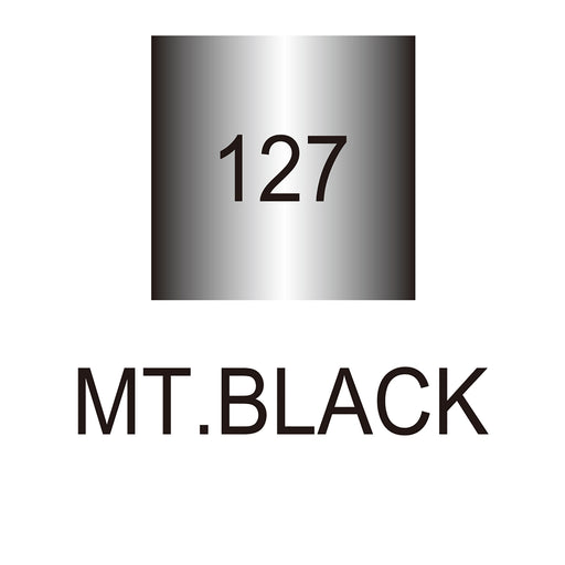 Colour Chart for Metallic Black (127) Kuretake Zig Writer Pen
