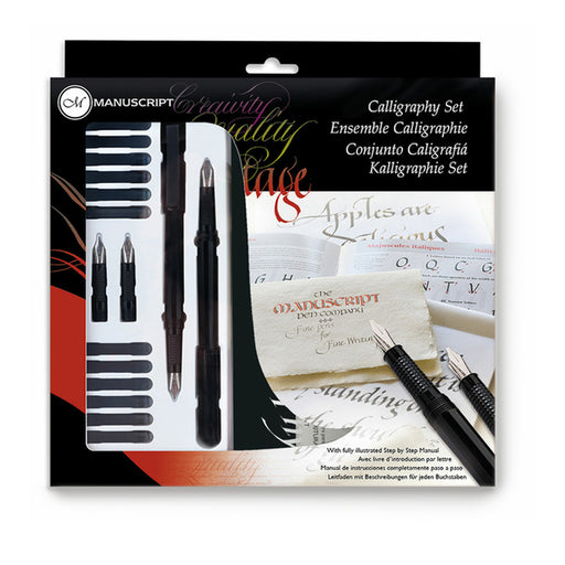 Manuscript Masterclass Calligraphy Set (Left Handed) Scribblers