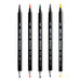 5 Pen Marvy Doublers Set Containing Black, Red, Blue, Green and Yellow