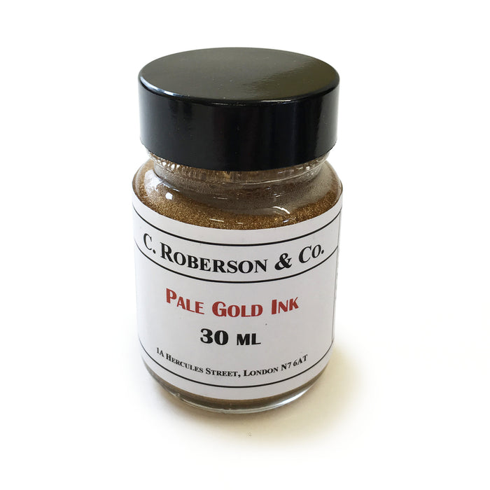 Bottle of Pale Gold Roberson's Drawing Ink