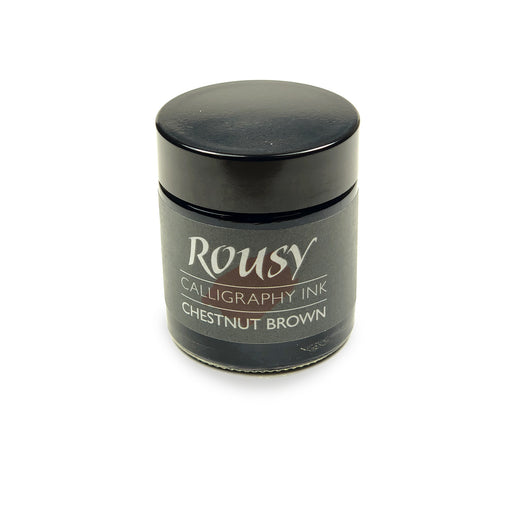 30ml Bottle of the Chestnut Brown Rousy Calligraphy Ink