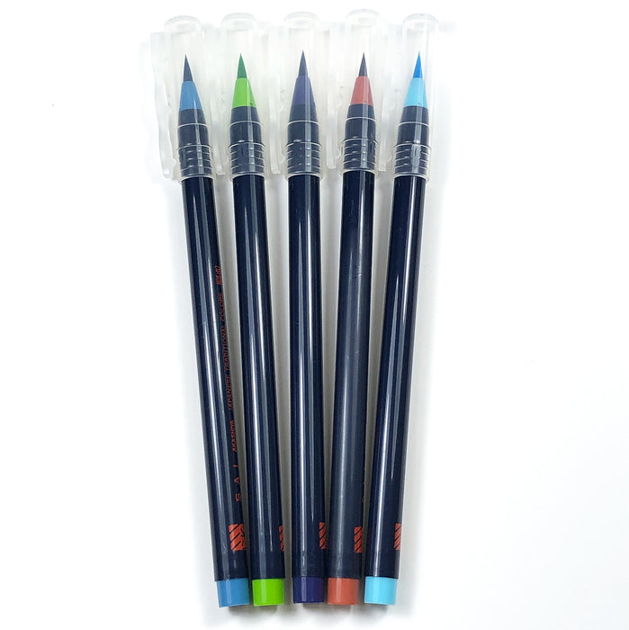 Summer Colour Set of the Akashiya SAI Brush Pens