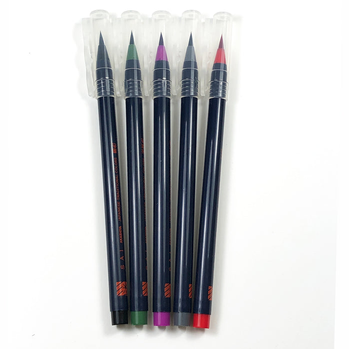 Winter Colour Set of the Akashiya SAI Brush Pens