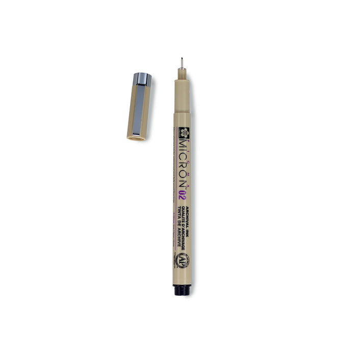 Sakura Pigma Micron Pen 02 0.3mm tip for Calligraphy, illustrations, craft projects and scrapbooks