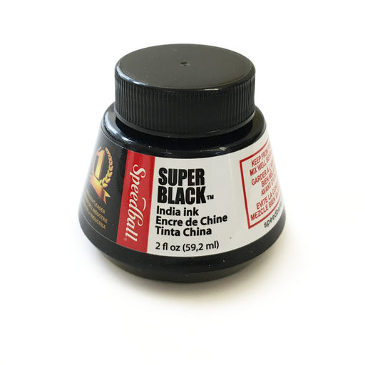 Bottle of Speedball Super Black India Ink