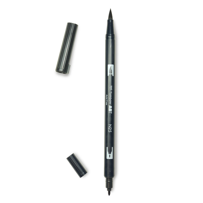 Gray Green Tombow Brush Pen