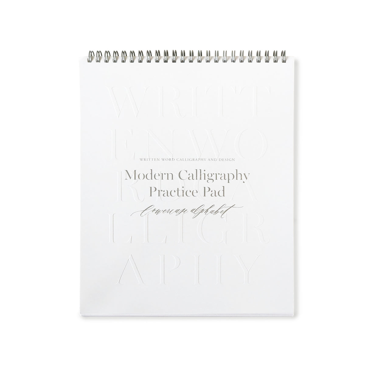 Modern Calligraphy Uppercase Alphabet Practice Pad – Written Word  Calligraphy and Design