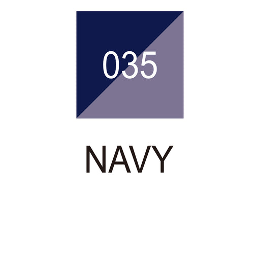 Colour chart for the Navy Kuretake ZIG Memory System Brushables Brush Pen