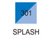 Colour chart for the Splash (301) Kuretake ZIG Memory System Brushables Brush Pen