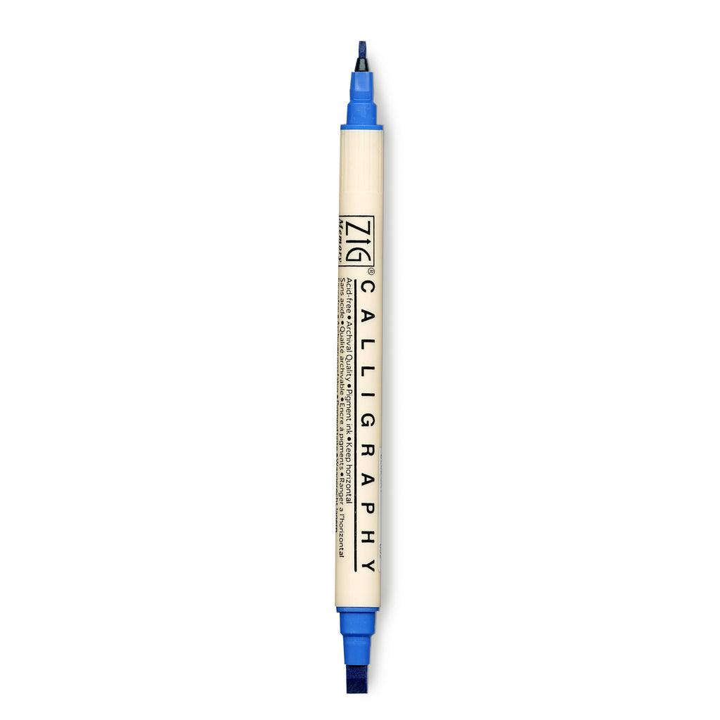 Zig - Memory System Calligraphy Marker - Blue Jay