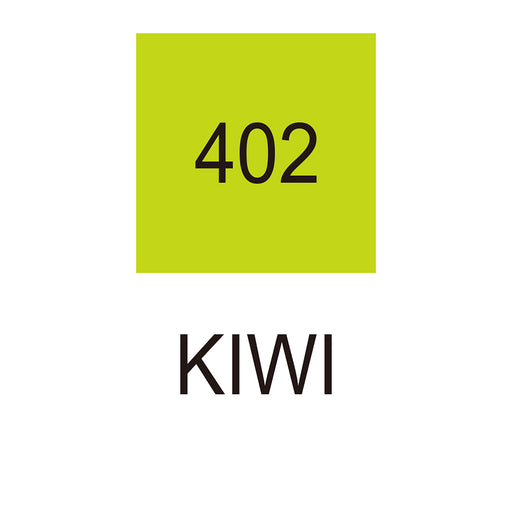 Colour chart for Kiwi Kuretake ZIG Memory System Calligraphy Pen