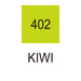 Colour chart for Kiwi Kuretake ZIG Memory System Calligraphy Pen