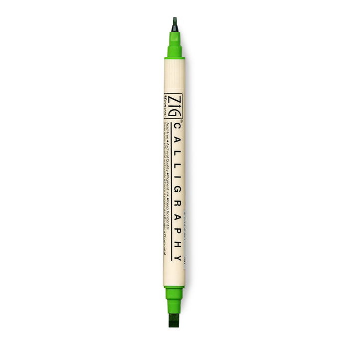 Spring Green Kuretake ZIG Memory System Calligraphy Pen