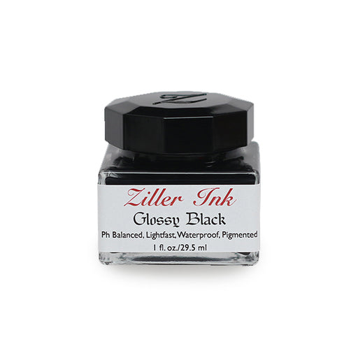 Bottle of Glossy Black Ziller Calligraphy Ink