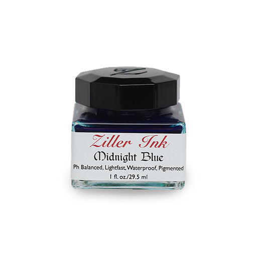 Bottle of Midnight Blue Ziller Calligraphy Ink
