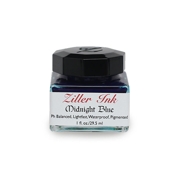 Ziller Ink - Midnight Blue (28ml / 1oz) | Scribblers Calligraphy