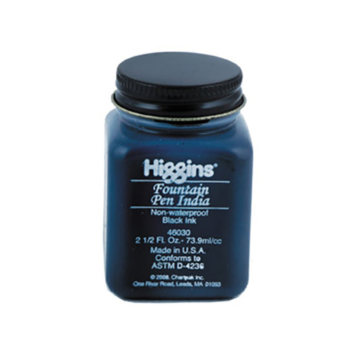 Bottle of Higgins Fountain Pen India Ink Suitable for Calligraphy